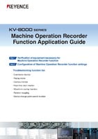 KV-8000 Series Machine Operation Recorder Function Application Guide