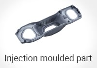 Injection moulded part
