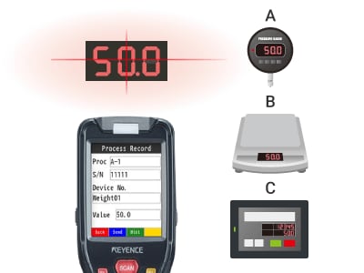 Checking the measuring weight of a measuring instrument