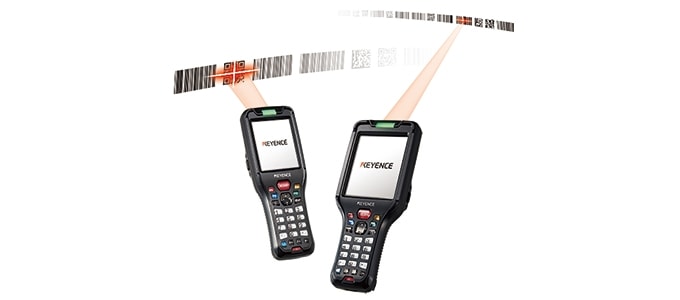 With KEYENCE's BT Series of handheld mobile computers