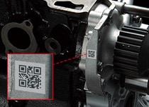High-speed 2D code marking