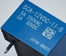 Multicolour automotive relays