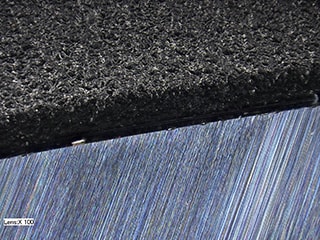 High-magnification observation of an edge