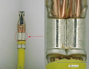 Observation and Quantitative Evaluation of Wiring Harnesses and Crimped Connectors
