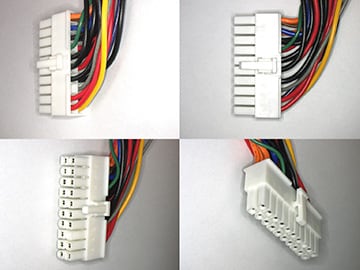 Tilted observation of a connector (5x)