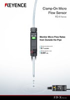 FD-X Series Clamp-on Micro Flow Sensor Catalogue