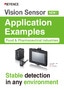 Vision Sensor Application Examples [Food & Pharmaceutical Industries]