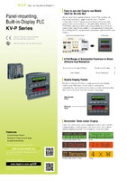 KV-P Series Panel-mounted PLC with Built-in Display Functions Catalogue