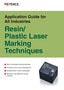 Resin/Plastic Laser Marking Techniques Application Guide