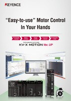 KV-X MOTION Positioning and Motion Control System Ver.UP Leaflet