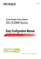 XG-X2000 Series Easy Setup Guide FTP Output Edition (PC—FileZilla)