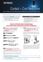 Contact = Cost reduction: Achieve higher quality and lower costs by taking full advantage of contact sensors