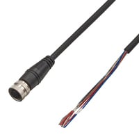 GS-P12C3 - Cables for M12 connector type models Standard High performance type (12-pin) 3 m