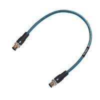 OP-88791 - M12, D-code, male / M12, D-code, male Ethernet cable 10 m