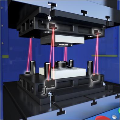 Repeatability measurement of a brake press
